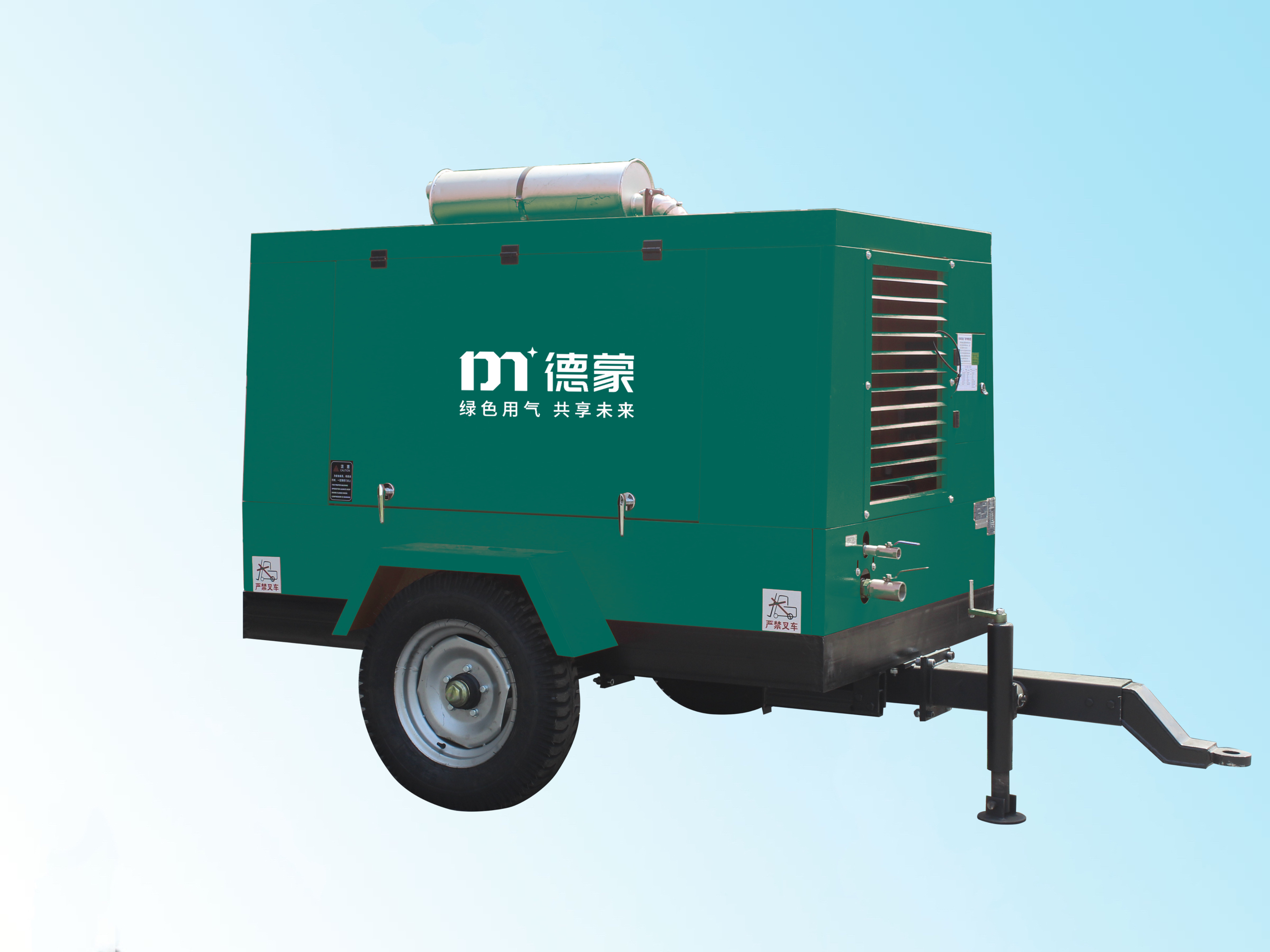柴動單級壓縮移動螺桿式空氣壓縮機產(chǎn)品圖